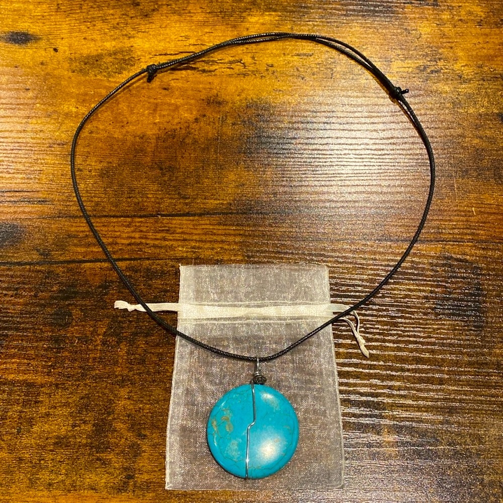 Mexican Turquoise pendant - Picture 6 of 7